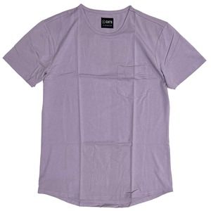 Cuts Clothing Men's Elongated Pocket Signature PYCA Tee T-Shirt in Flint
